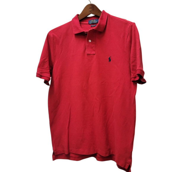 Polo Ralph Lauren Men 100% Classic Fit Beige Shirt Medium Excellent Condition - Picture 2 of 5